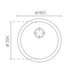 Carysil R100-Nera Rock 昇盤 (黑色) 單槽